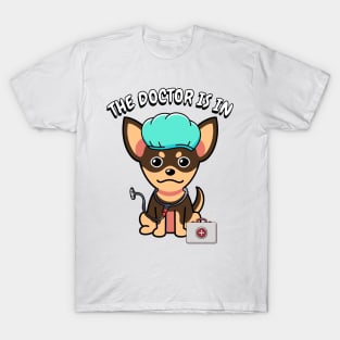 Cute small dog is a doctor T-Shirt